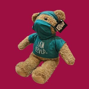 I am Loved 2001 Helzberg Diamonds Vintage Surgical Medical DR Teddy Bear Plush